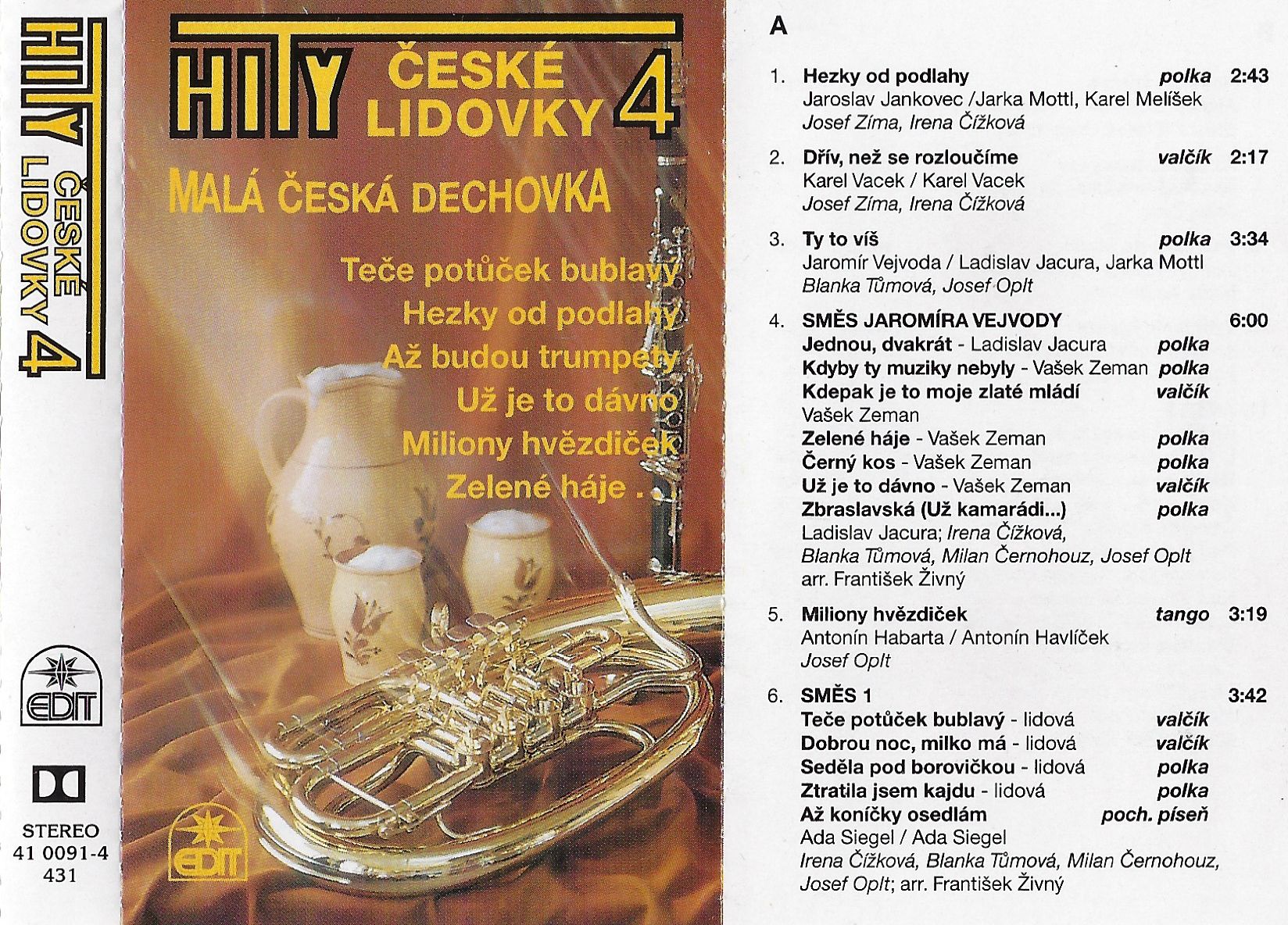 MC - Hity české lidovky 4