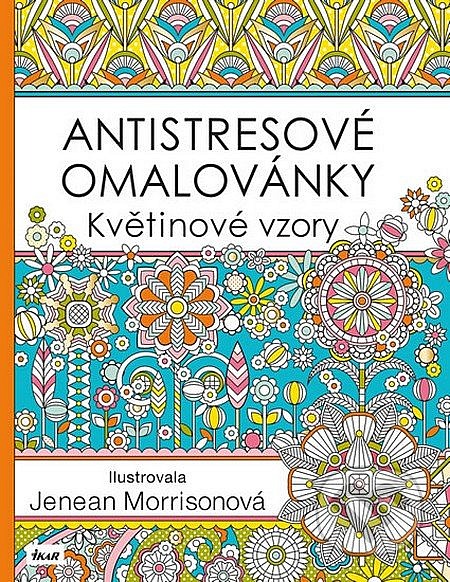 Antistresové omalovánky-Květinové vzory