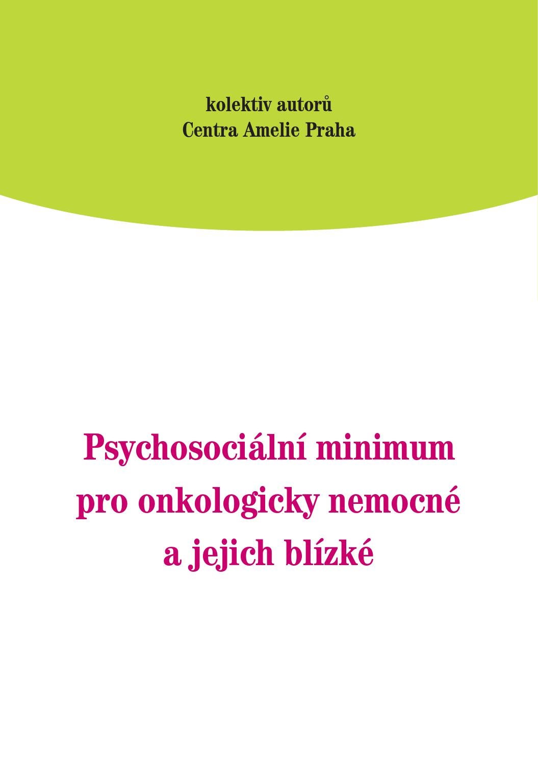 Psychosociální minimum pro onkologicky nemocné a jejich blízké - kolektiv autorů