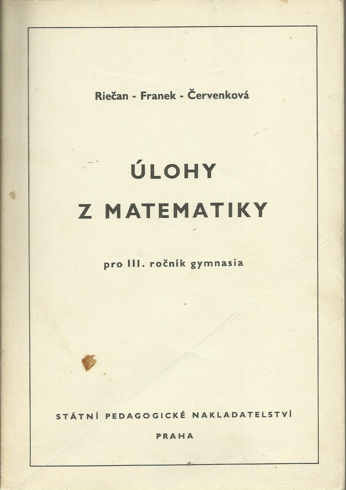 Úlohy z matematiky