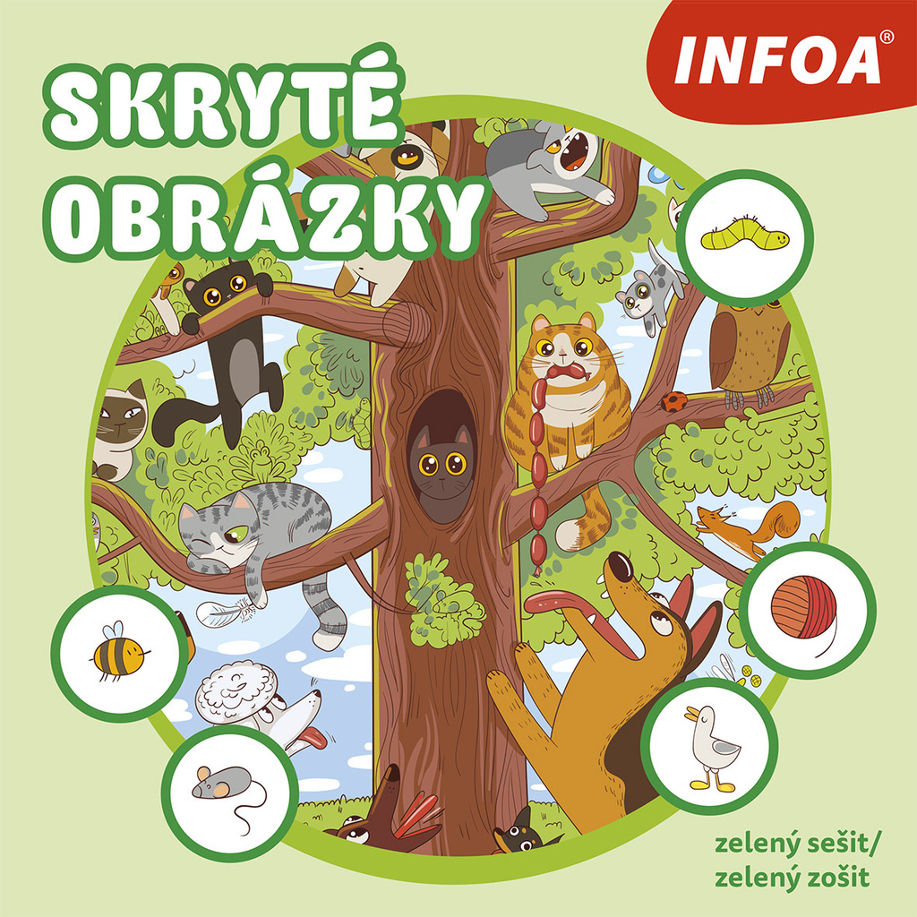 Skryté obrázky-zelený sešit