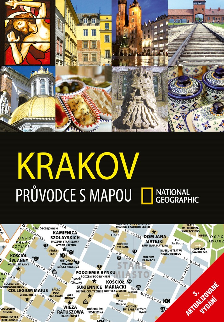 Průvodce s mapou-Krakov - kolektiv autorů