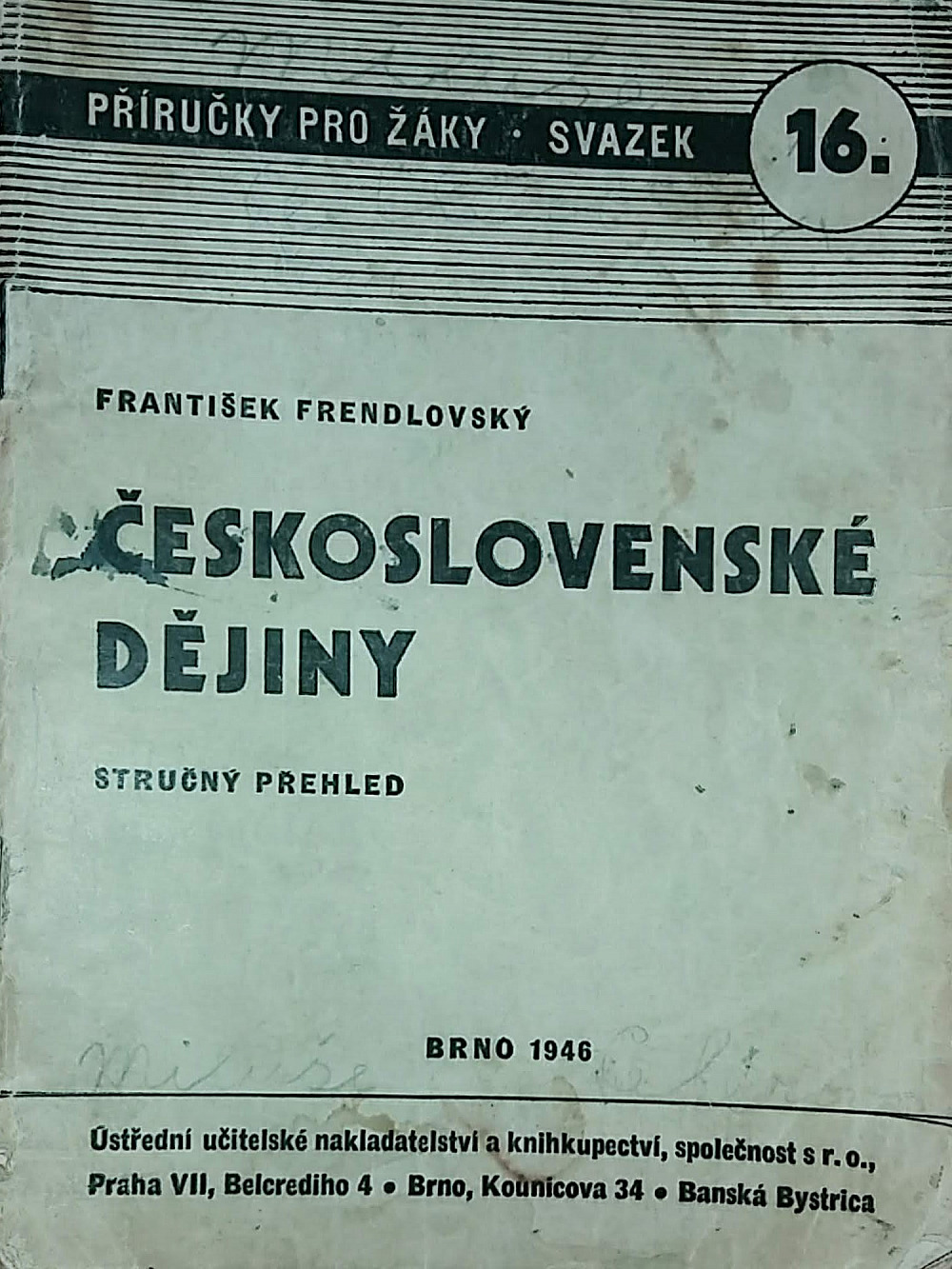 Československé dějiny-Stručný přehled