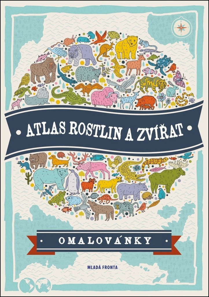 Atlas rostlin a zvířat-omalovánky