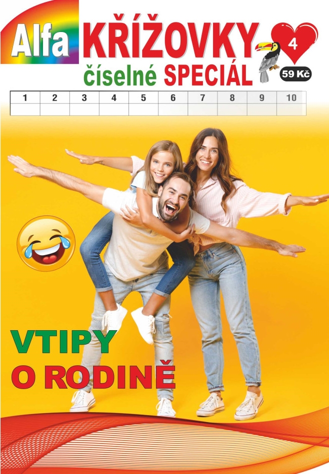 Křížovky číselné speciál-Vtipy o rodině