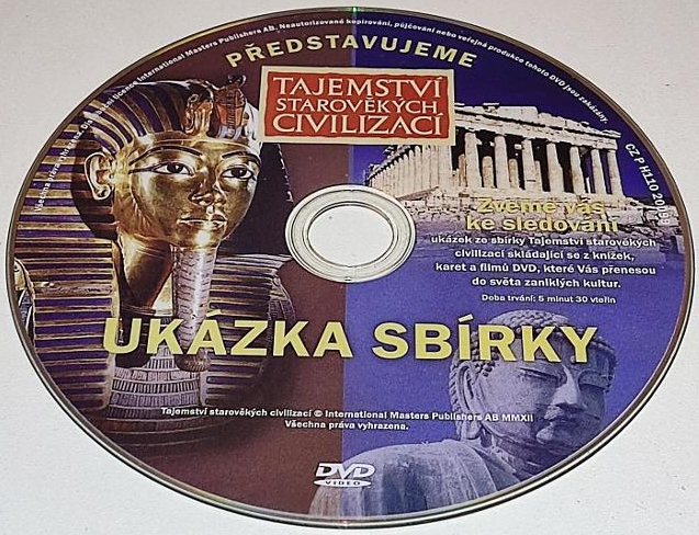 DVD-Tajemství starověkých civilizací - Ukázka sbírky