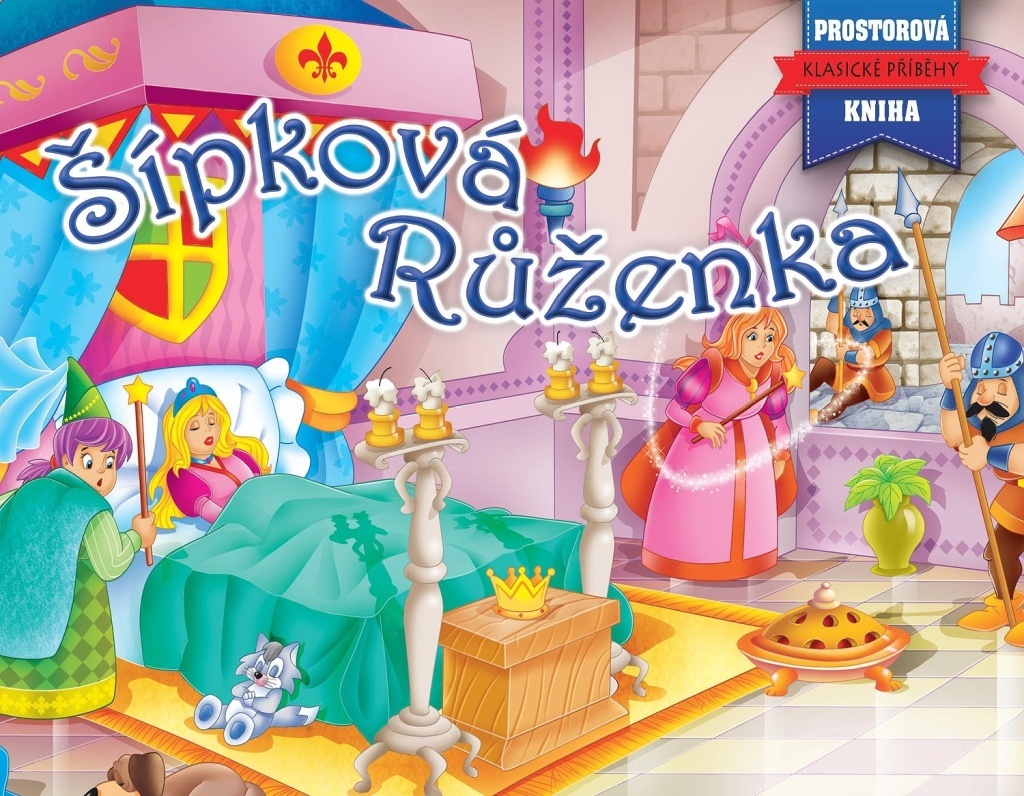 Prostorová kniha-Šípková Růženka