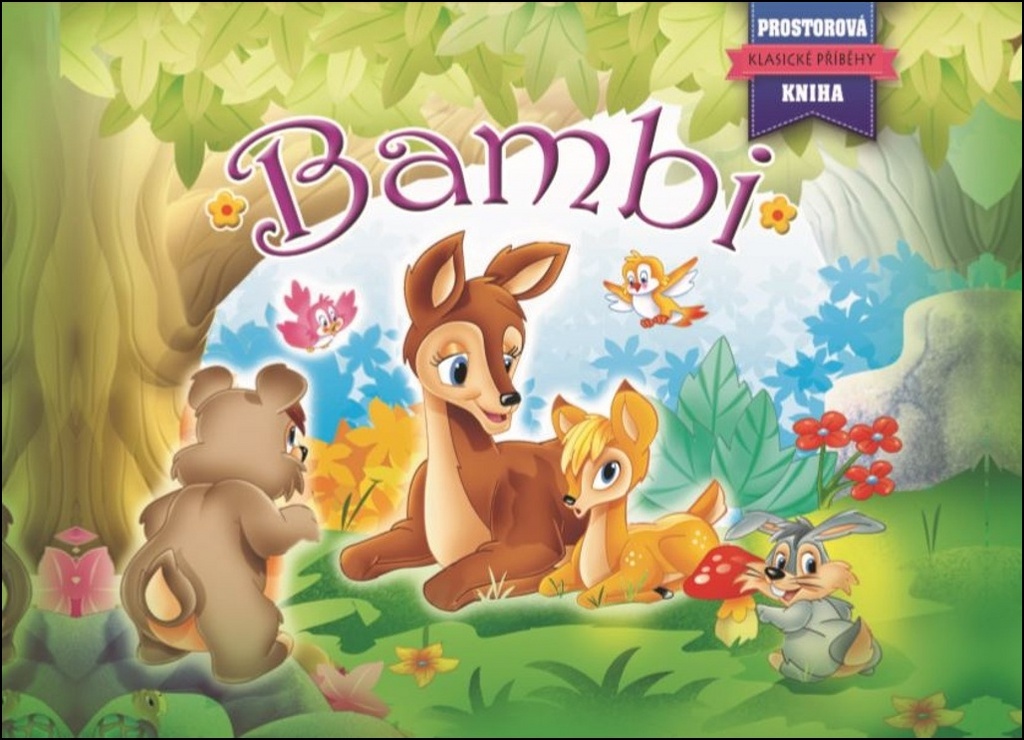 Prostorová kniha-Bambi