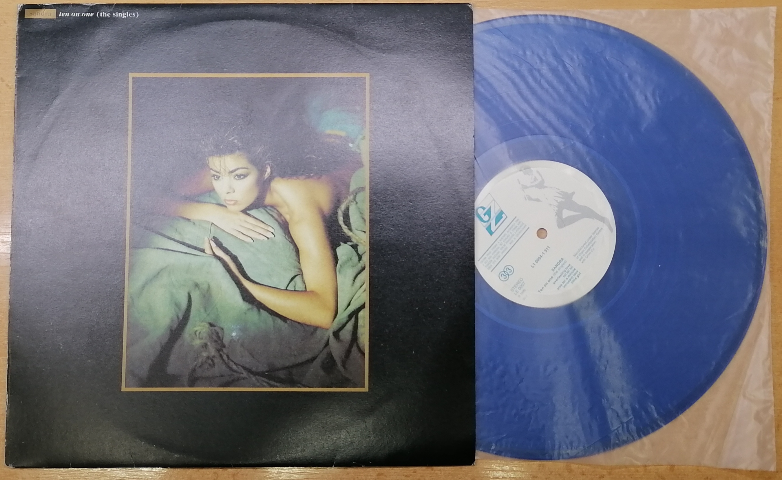 LP-Sandra - Ten On One (The Singles)-Blue Edition