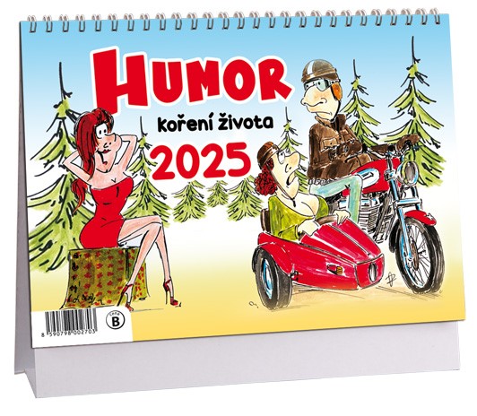 Kalendář 2025-Humor koření života - stolní 14ti denní