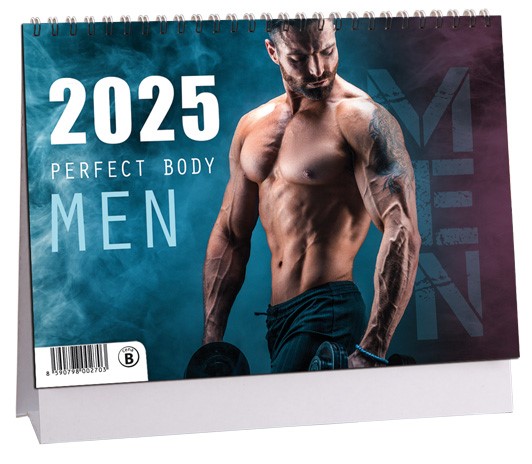 Kalendář 2025-Perfekt Body Men - stolní 14ti denní