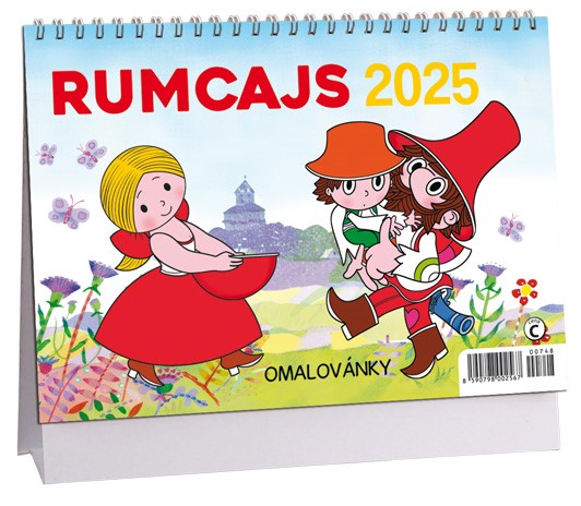 Kalendář 2025-Rumcajs - stolní týdenní