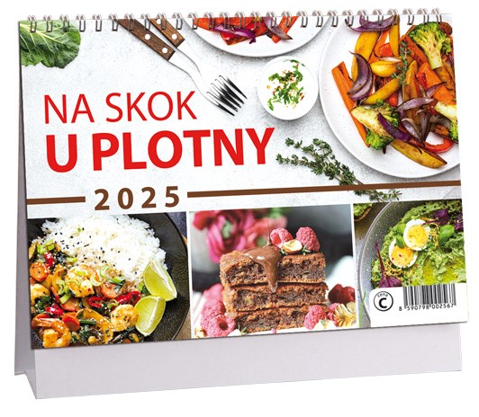 Kalendář 2025-Na skok u plotny - stolní týdenní