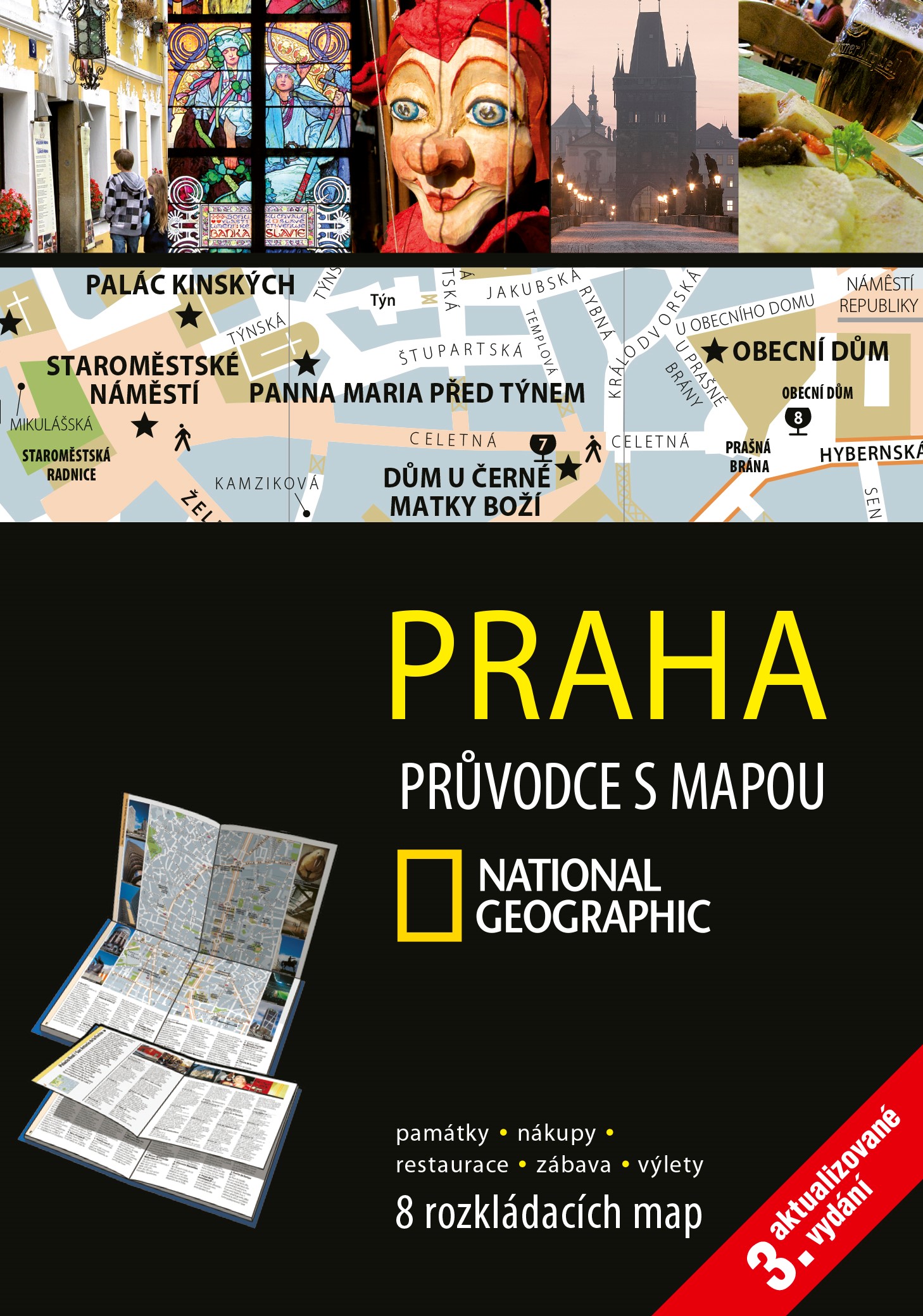 Průvodce s mapou-Praha