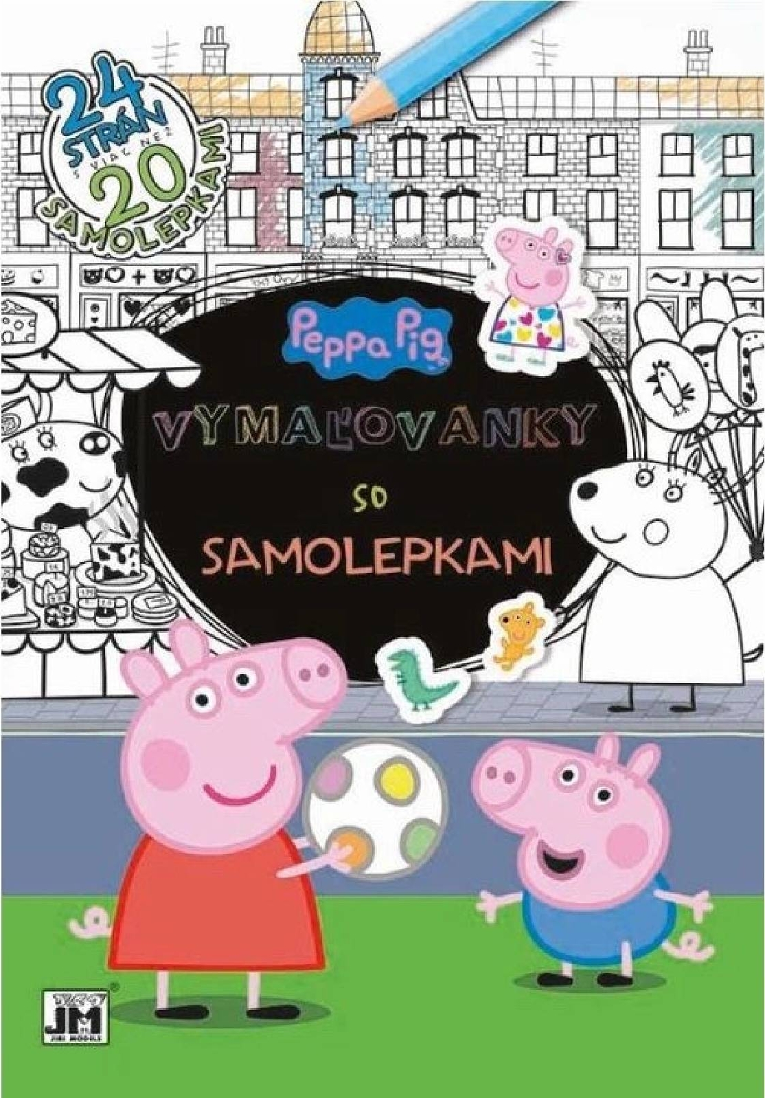 Peppa Pig-Omalovánky se samolepkami