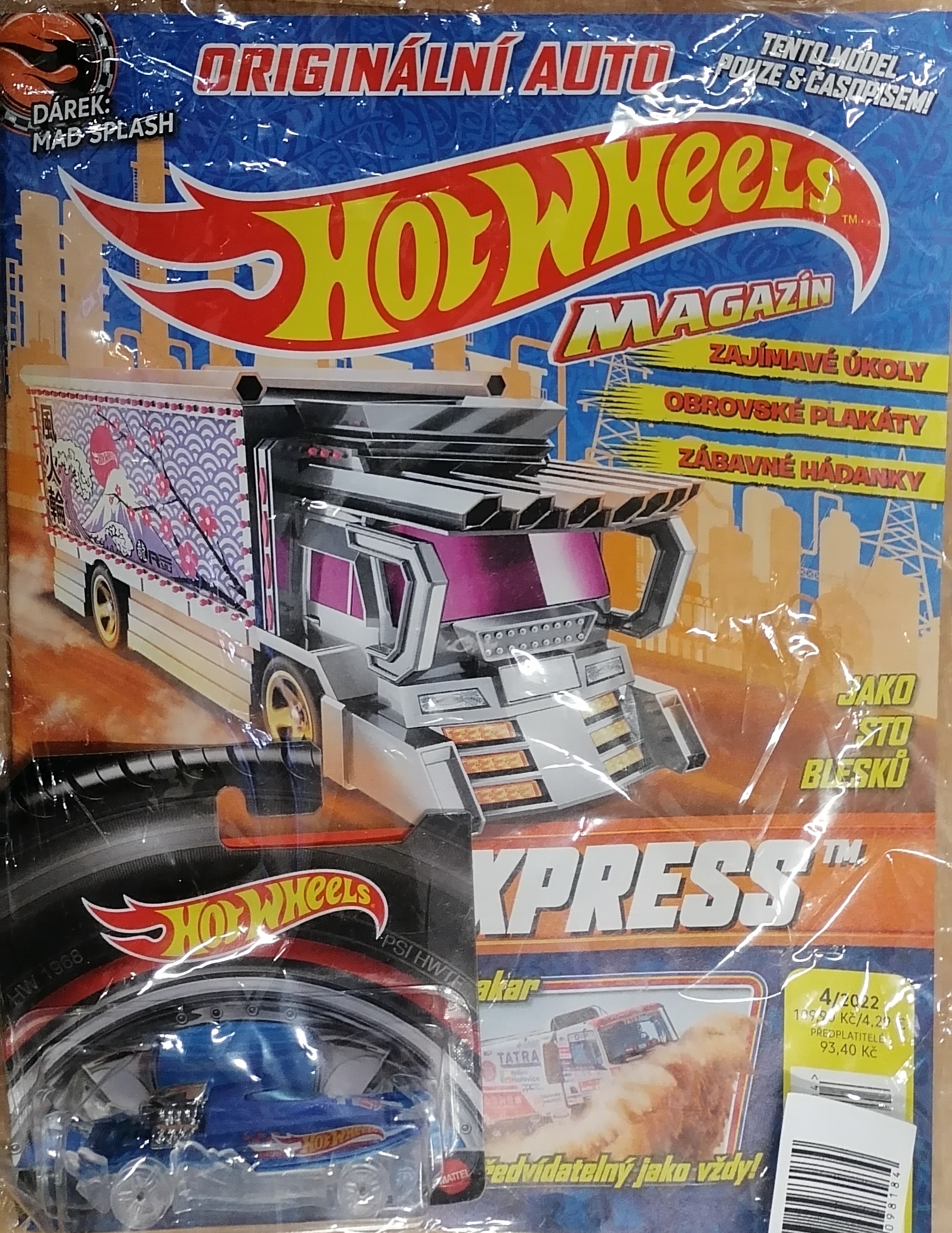 Časopis s dárkem-Hot Wheels 4/2022