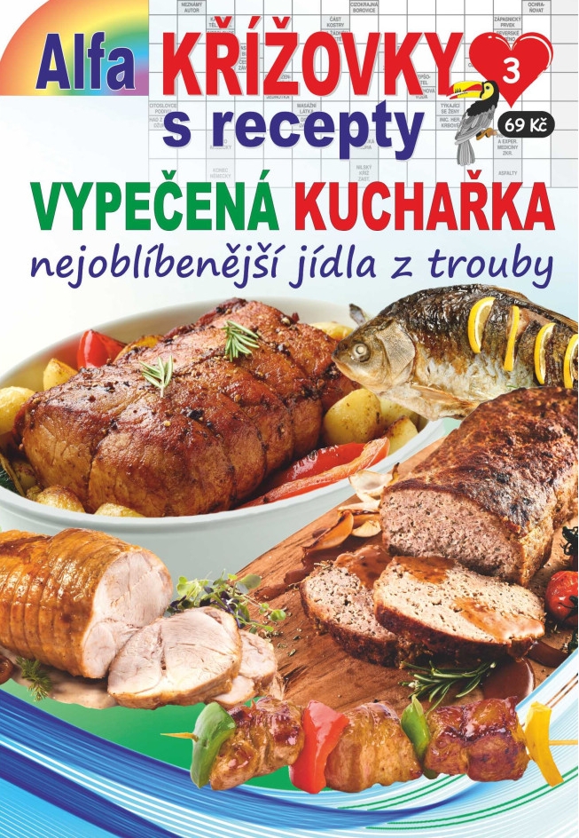 Křížovky s recepty-Vypečená kuchařka - nejoblíbenější jídla z trouby