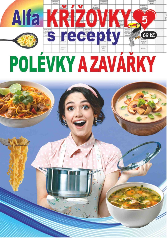 Křížovky s recepty-Polévky a zavářky