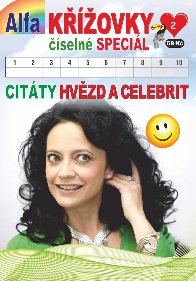 Křížovky číselné speciál-Citáty hvězd a celebrit