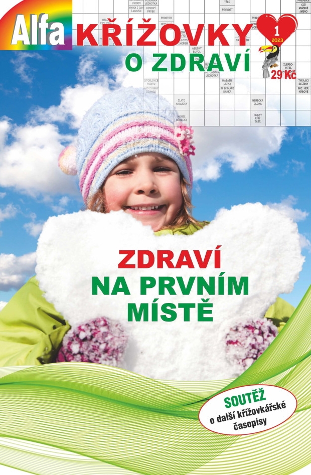 Křížovky o zdraví 1/2023-Zdraví na prvním místě